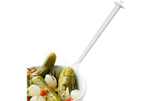 Pickle Fork - Pickle Utensil, Pickle Prong Serving Fork | Utensil Serving Pickle And Olive, Ideal For Appetizers Feature Stur