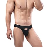 ZONBAILON Mens Sexy Front Opening Fly Access Briefs