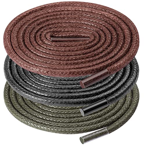 Photo 1 of UpUGo Waxed Round Shoe Laces, 3/32" Thin Formal Business Oxford Shoelaces for Men or Women's Dress Shoes