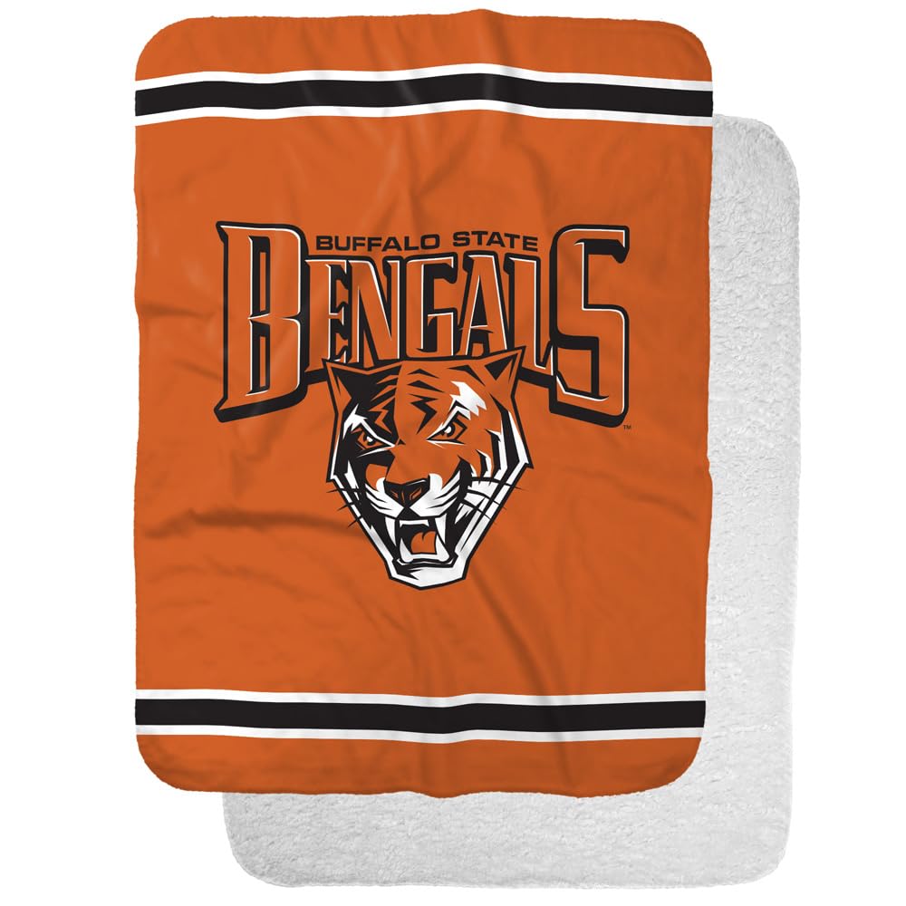 Buffalo State College Bengals Primary Logo Stripes