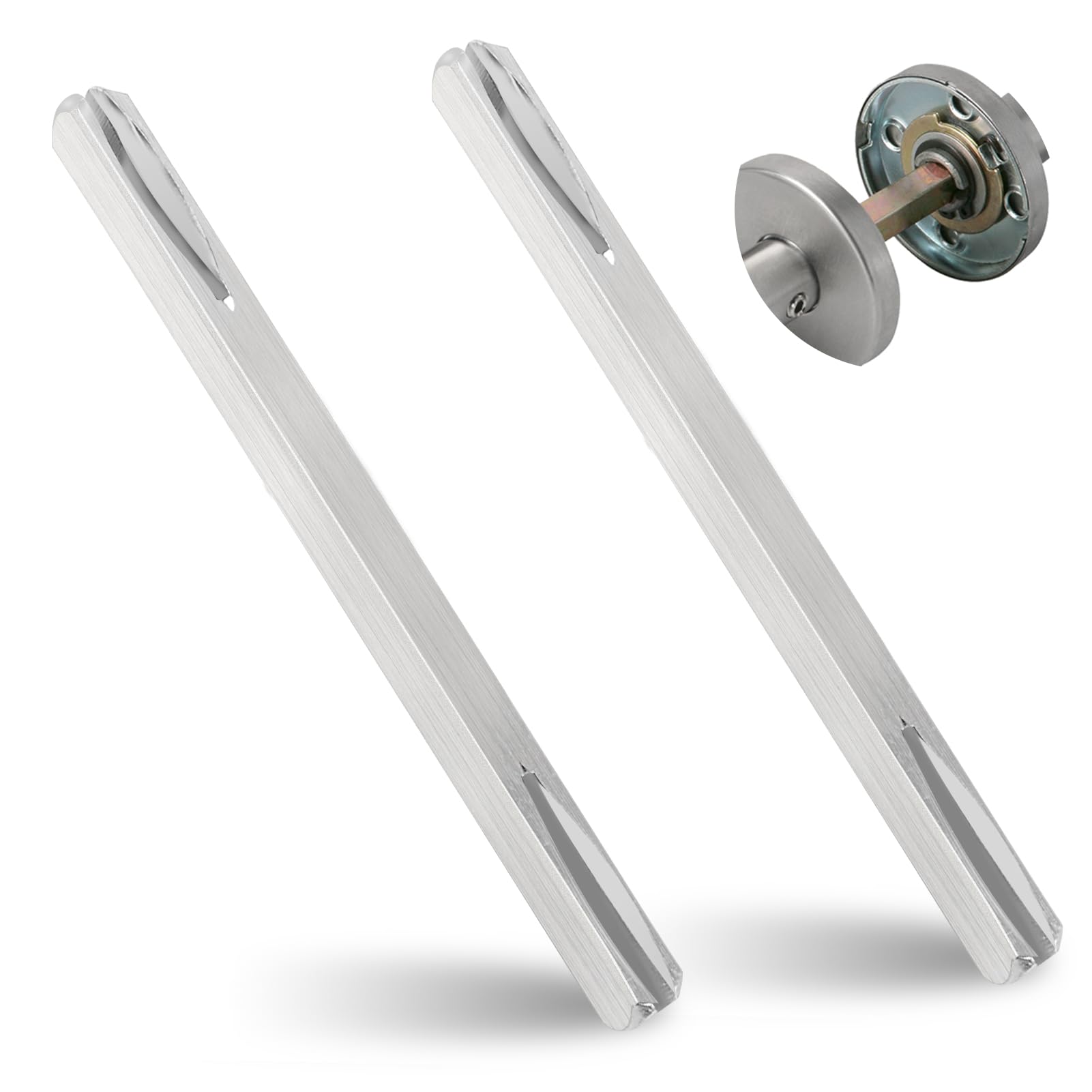 Beatific 140 mm Door Handle Spindle Rod, 2 Square pins, Door Fitting Square pin, Fixing pin Door Handle Steel Spindle Rod Solid Steel, 8 mm x 140 mm