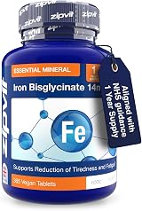Zipvit Iron Tablets 14mg 365 Vegan Tablets 1 Year Supply
