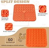 Aileem Lick Mat 4 Pack with Suction Cups Slow Feeding 15.5 cm Japanese view 3