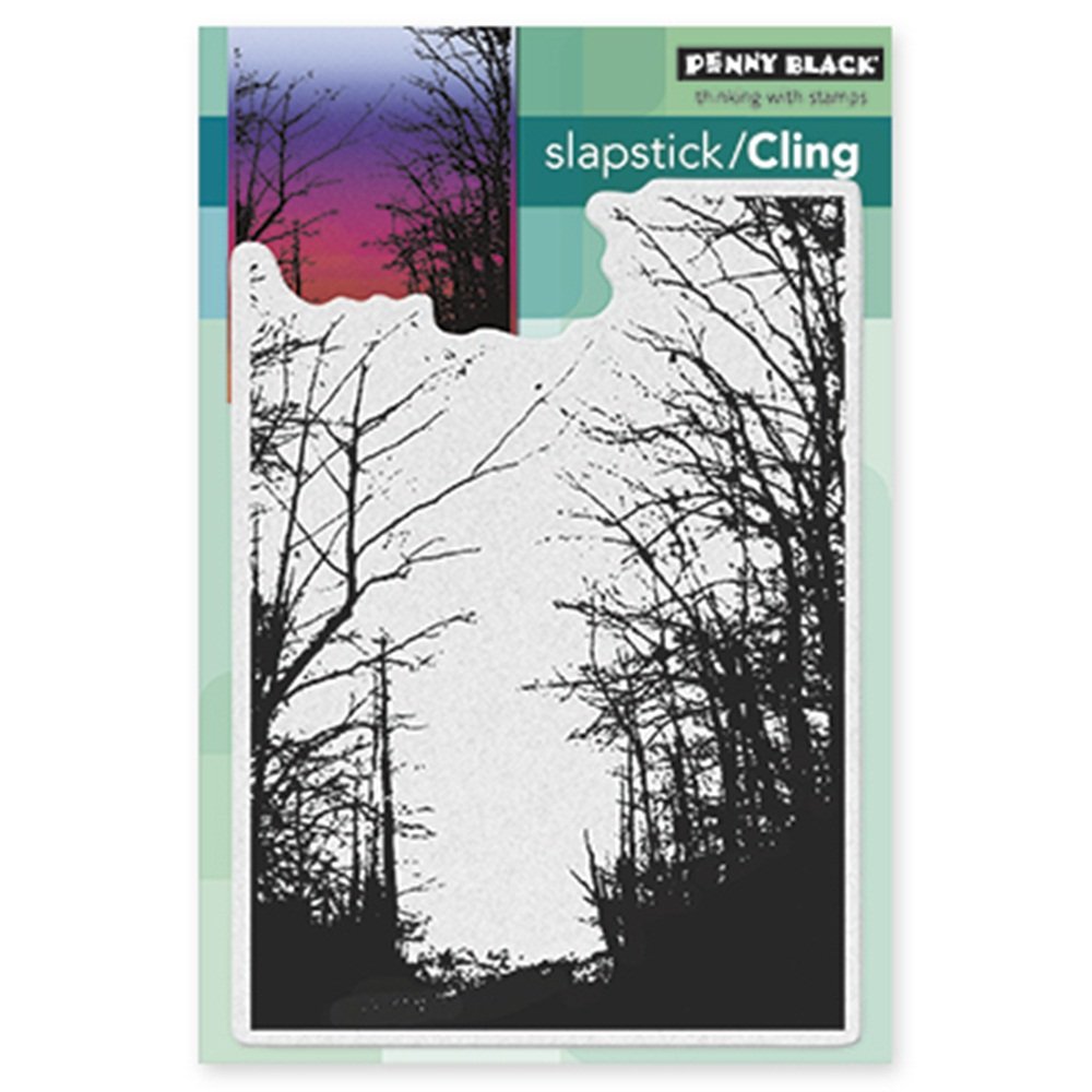 Penny Black Cling Rubber Stamp 5 x 7.5-inch Sheet-Woodland Wonder