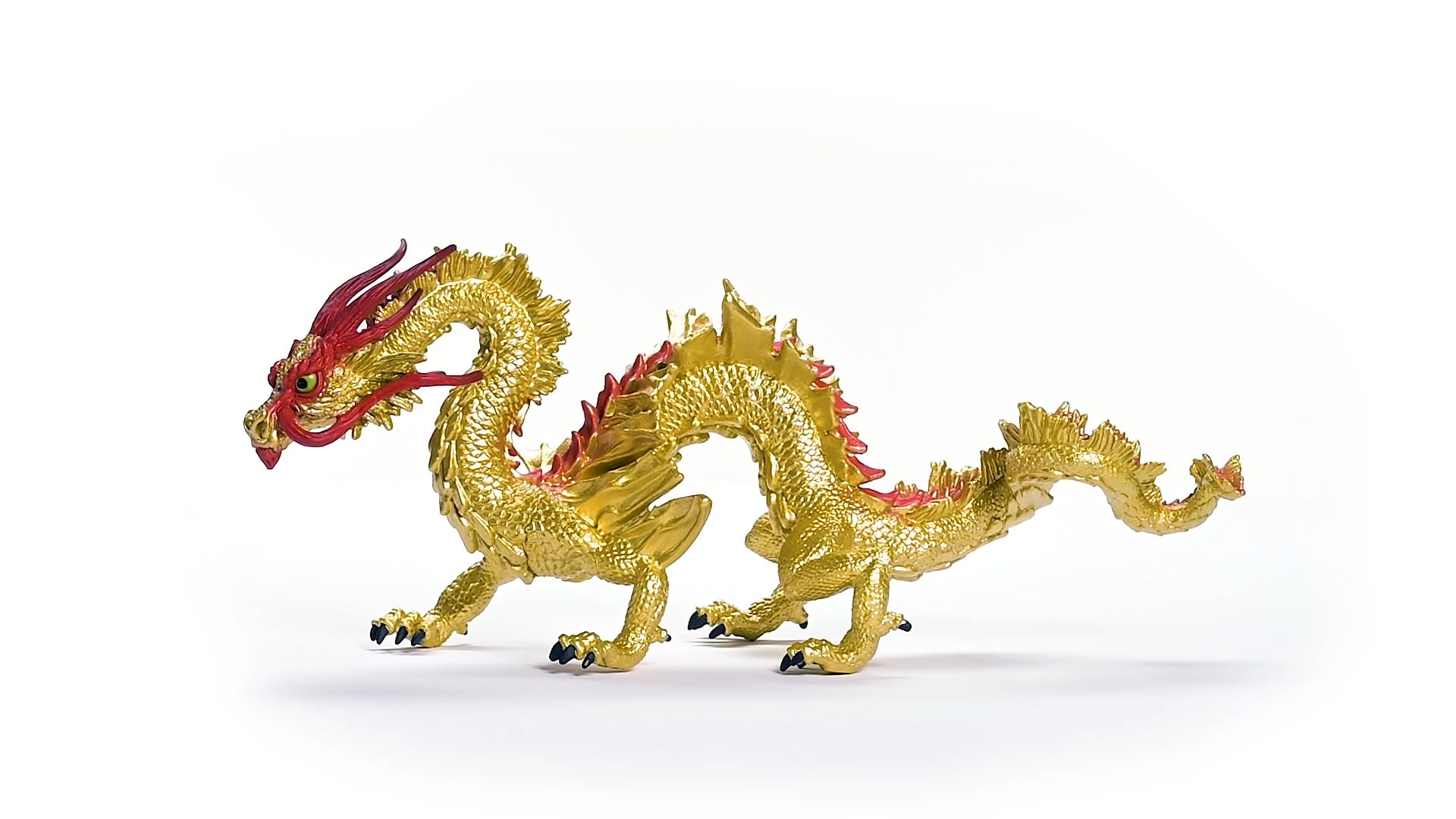 schleich ELDRADOR Creatures | Mondneujahrsdrache 72206 | detailgetreue Drachenfigur | Glücksbringer in Gold mit roten Akzenten | Drachen Spielzeug ab 7 Jahren | 29 x 12 x 12 cm | exklusiv bei Amazon 3