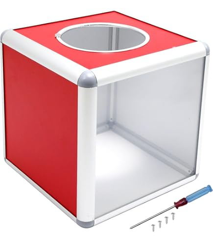Caja De Sorteo Caja De Lotería Transparente Urna Pequeño
