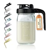 32oz Glass Pitcher with Lid & V-shaped Pour Spout