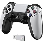 IWGAME Controller for PlayStation-5, Compatible with PS-5/PS-5 Pro/PS-4/ PC, Wireless Controllers Supports Adjustable Turbo, Remap, Hall Effect, Gaming Controller for PS-5 Games (2.4G Adapter Required)