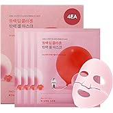 ROUND LAB Camellia Collagen Mask, 30min Hydrogel Mask, Quick Hydration, Firming&Pore Minimizing, For sensitive skin, Micro molecule collagen, Facial Mask, 34 g/1.19 Fl Oz 4ea