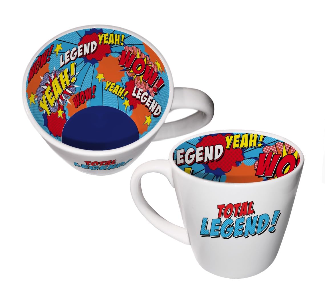 Two Up Two Down Inside Out Mugs - Decorated both on the Inside and Outside (Legend)