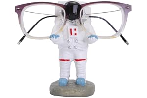 IBWell Funny Decorative Eyeglass Holder Display Stands,Gift for Astronaut Astronomy enthusiast Home Office Glasses Accessories