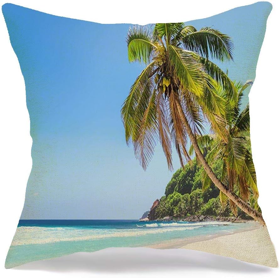 Decoration Linen Decorative Square Throw Pillow Cover