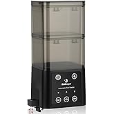 fishkeeper Automatic Fish Feeder for Aquarium, 520ML, 8H/10H/24H Timer | 5-12 Months Large Capacity Vacation Fish Feeder Automatic Dispenser for Betta, Small Fish and Turtle, Three Fixed Methods