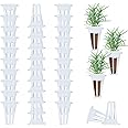 Aooccder Grow Baskets Replacement for idoo Hydroponic Growing System,Seed Pods Baskets for Indoor Herb Garden,Plant Growing Containers fit Square Grow Sponges,50 Pack, White