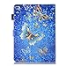 New iPad 9.7 Inch 2017 2018/iPad Air 2/iPad Air Case - Monstek Auto Wake/Sleep Multi-Angle Viewing Smart Stand Wallet Protective Case Cover for iPad 9.7 Inch 2017,iPad Air 1 2,Gold Butterflies
