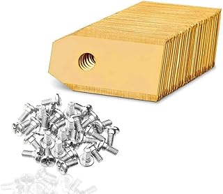 45x Titan Messer Klingen für alle Husqvarna Automower/Gardena Mähroboter, Ersatzmesser mit Schrauben Passend für 105 310 315 320 420 430x r40i uvm