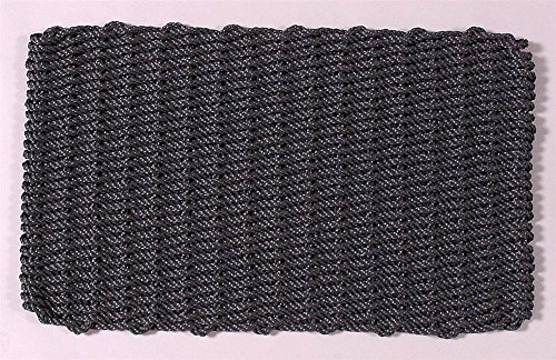 Slate Gray Rectangular Handcrafted Doormat - Original (Estate: 30 in. W x 50 in. L)
