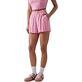 GUESS Women's Eco Peony Jacquard Short