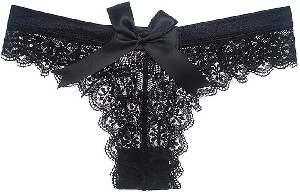 QPYUS Ropa para Mujer Sexy Mujer Encaje Tanga Sexy Abierto Ahuecado