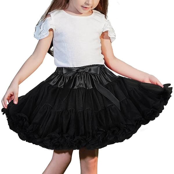 Crinolinas Para Niñas Girls/Women Solid Color Classic Elastic