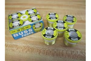 Bussmann W-20 Buss Plug Fuse W20 (Pack of 5)
