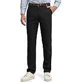 Willit Men's Linen Pants Casual Linen Dress Pants Beach Summer Lightweight Trousers 28" 30" 32"