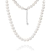 BURLAP LIFE Freshwater Cultured AAAAA Quality Genuine Real Pearl Strand Necklace for Women Fine Jewelry Gifts for Her
