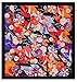 Furoshiki- Japanese Wrapping Cloth (Nostalgia : Black & Orange)