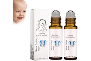 Baby Teething Oil Roller,Natural Pain Relief Roller,Teething Roller, Teething Relief, Baby's Teething Massage Roller Soothing
