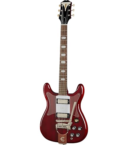 Amazon.com: Epiphone Wilshire P90 2 Pickup Double Cut, Cherry