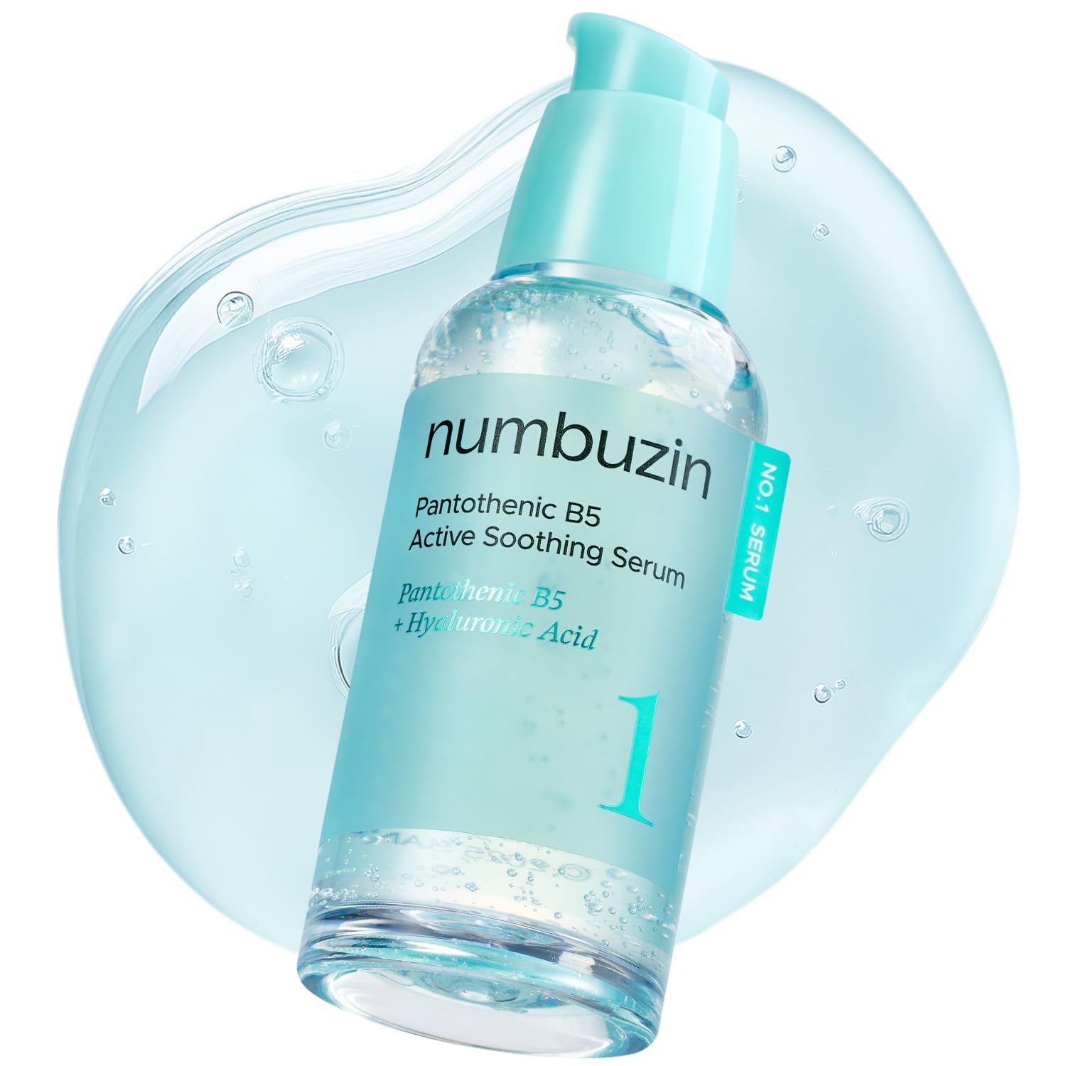 numbuzin No.1 Serum | Pantothenic B5 Active Soothing Serum | Soothing, Hydrating | Pantothenic Acid, Niacinamide | Excess Oil Control, Reduces Breakouts, Acne | Oily, Acne-Prone Skin | 50 ml