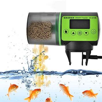Crazyfire Automatic Fish Feeder Moisture Proof Digital Pet Feeder