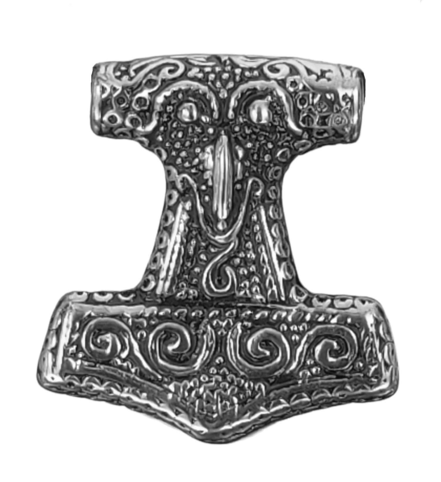 Thor's Hammer Stainless Steel Pendant No. 49