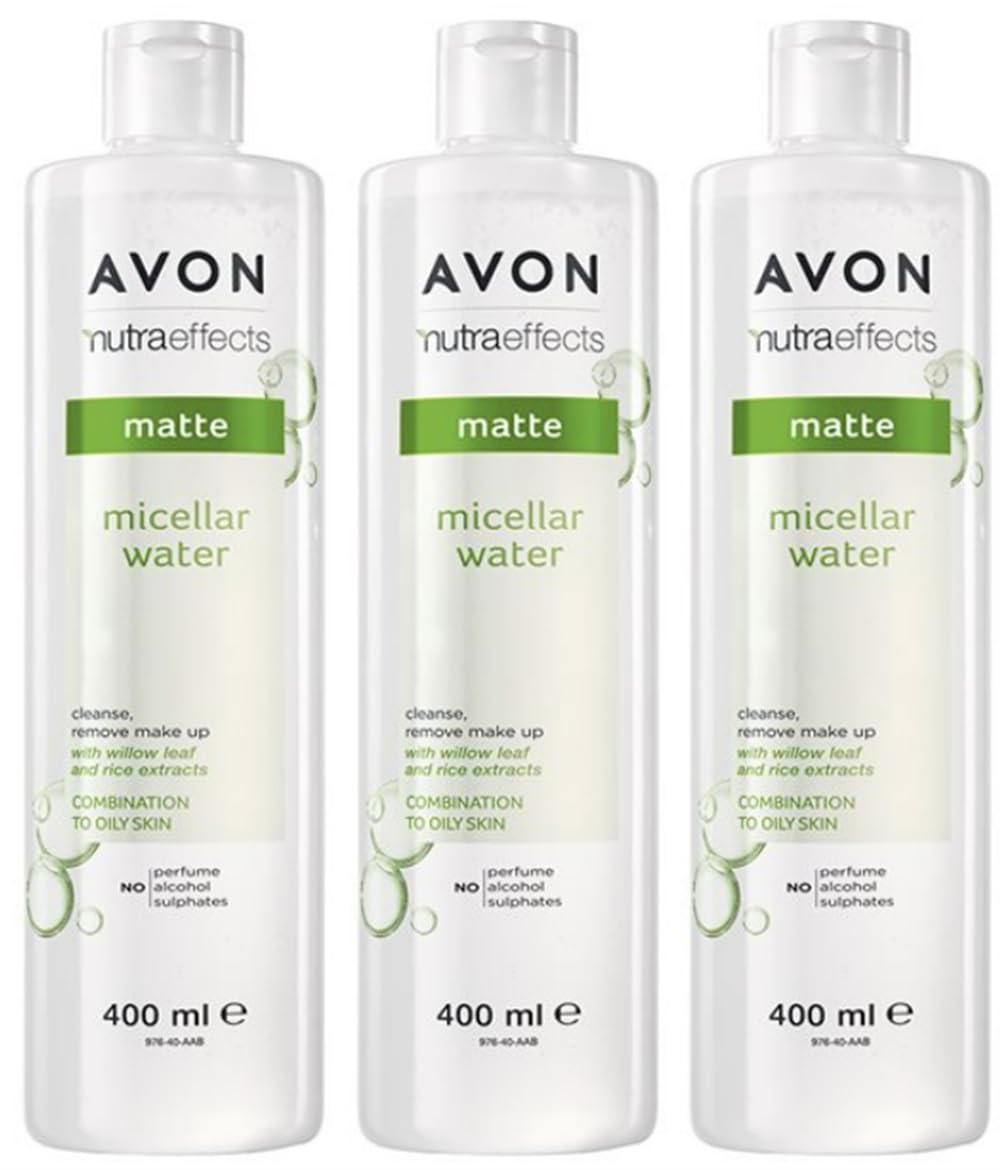 3 x Nutra Effects Matte Micellar Water – 400ml