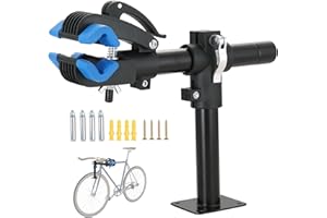FLKQC Bike Repair Stand Adjustable Bicycle Maintenance Rack Heavy-Duty Bike Work Stand for Road Mountain Bikes Wall Mount Bik