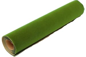 Hemobllo Artificial Turf Sheet 41x100cm Fake Grass Mat for Sand Table Model Scenery, Sturdy Nylon Lawn Pad