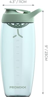 Promixx Pursuit Protein Shaker Bottle 950ml Seagrass Green Premium view 5