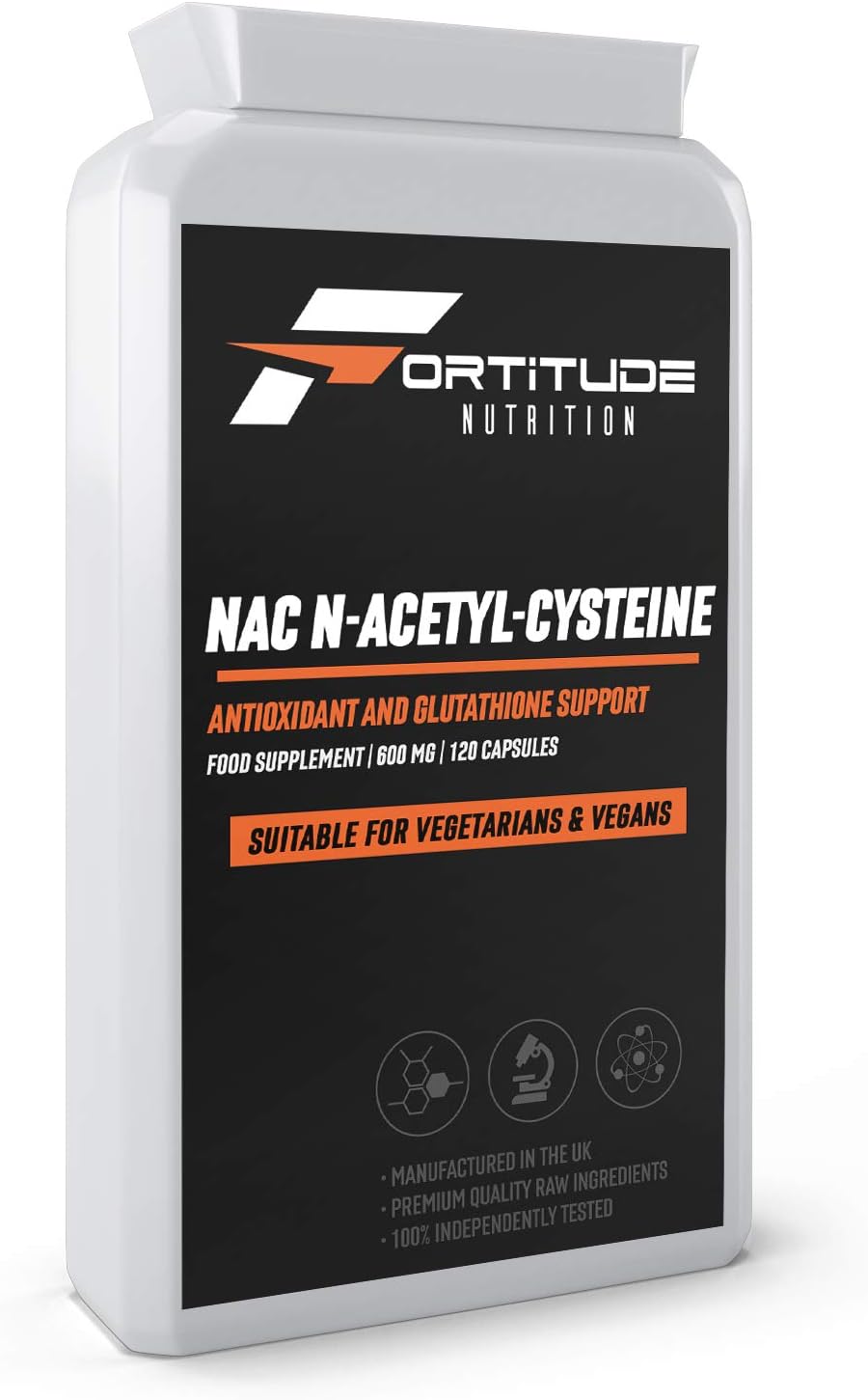 NAC N-Acetyl-Cysteine Capsules, 120 count (Pack of 1)