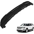 Front Bumper Lower Valance Plastic Black Replacement for 2016-2017 Explorer FO1095262 FB5Z8419APTM