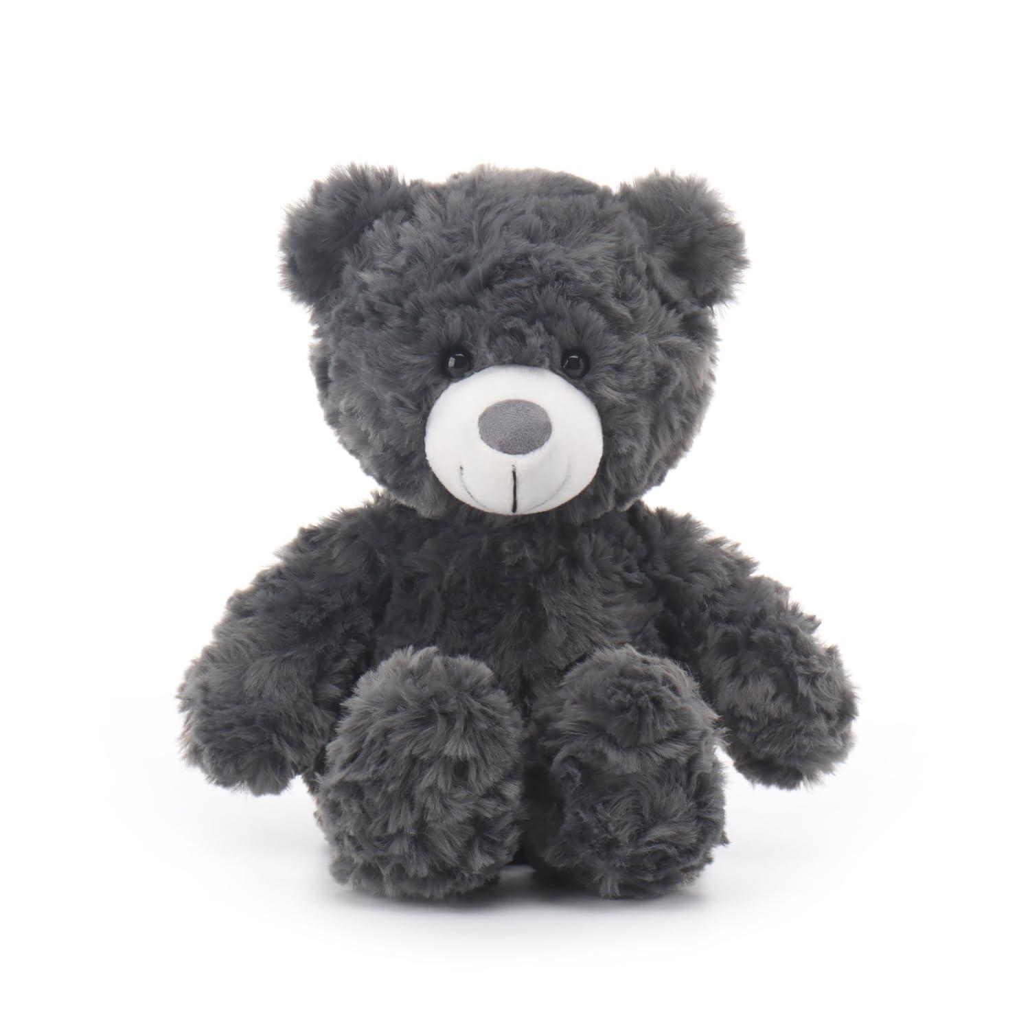 Apricot Lamb Ash Grey Flower Bear Plushies Stuffed Animals for Baby Girl and Boy, Soft Cute Plush Toys for Kids, 7.9 Inches