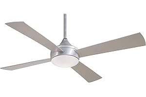Minka-Aire F523-ABD Aluma Wet 52 Inch Outdoor Ceiling Fan in Brushed Aluminum Finish