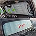 Front Windshield Sunshade Car Sun Shade Heat Shield JL Custom-fit Sunshade Sun Visor Mat for 2018 2019 Jeep Wrangler Rubicon Sahara JL 2/4 Doors