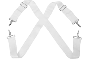 FAVOMOTO Parade Marching Snare Drum Sling Strap with Metal Clip,Bass Drum Adjustable Nylon Belt Shoulder Strap Musical Instrument Accessory