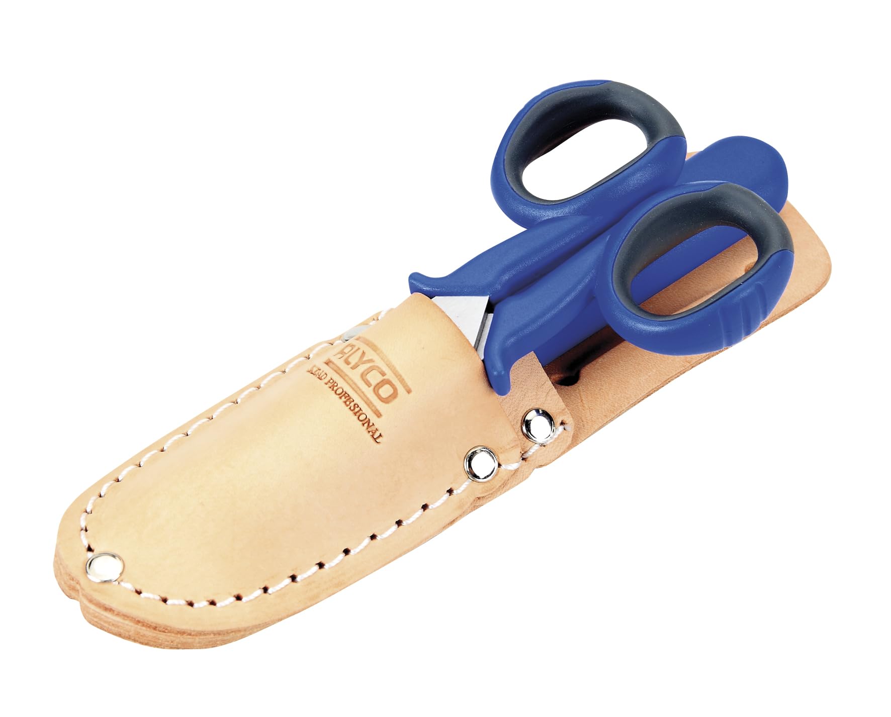 Alyco 108020 Electrician's Kit - Leather Case + Scissors + Knife