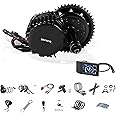 Bafang 1000W Mid Drive Kit,Bafang BBSHD BBS03 Ebike Conversion Kit with Display,48V 8Fun Electric Bike Conversion Kit for Moutain Road Bike(500C,No Battery)