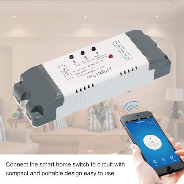 Festnight Sonoff Smart Schalter Alexa 2CH Universalmodul Timer APP Steuerung fr Smart Home