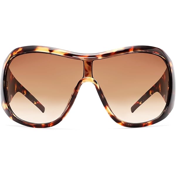 YOGFIT Trendy Oversized Sunglasses for Women Men Y2K Wrap  display picture 3