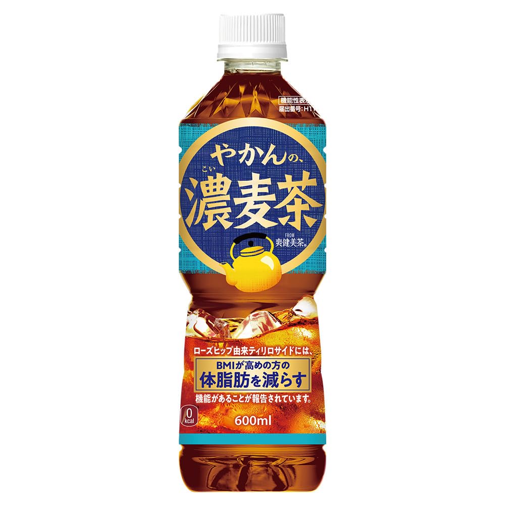 コカ・コーラ やかんの濃麦茶 from 爽健美茶 600mlPET ×24本