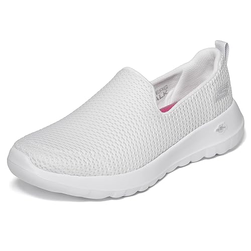 Skechers Women's Go Walk Joy-Evaluate Trainers, White, 5 UK