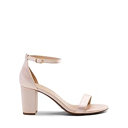 DREAM PAIRS Women's Chunk Low Heel Pump